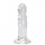 Прозрачный фаллоимитатор на присоске Gallant Jelly Dildo - 16 см.