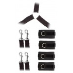 Комплект наручников и поножей LUXURIOUS BED RESTRAINT CUFF SET