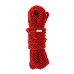 Красная веревка для шибари Deluxe Bondage Rope - 5 м.