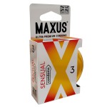 Презервативы анатомической формы Maxus Sensual - 3 шт.