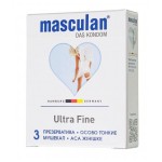 Особо тонкие презервативы Masculan Ultra Fine - 3 шт.