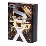 Суженные к основанию презервативы Sagami Xtreme Cobra - 3 шт.