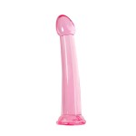 Розовый нереалистичный фаллоимитатор Jelly Dildo XL - 22 см.