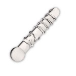 Стеклянная прозрачная палочка-фаллос Callisto Clear Glass Dildo - 18 см.